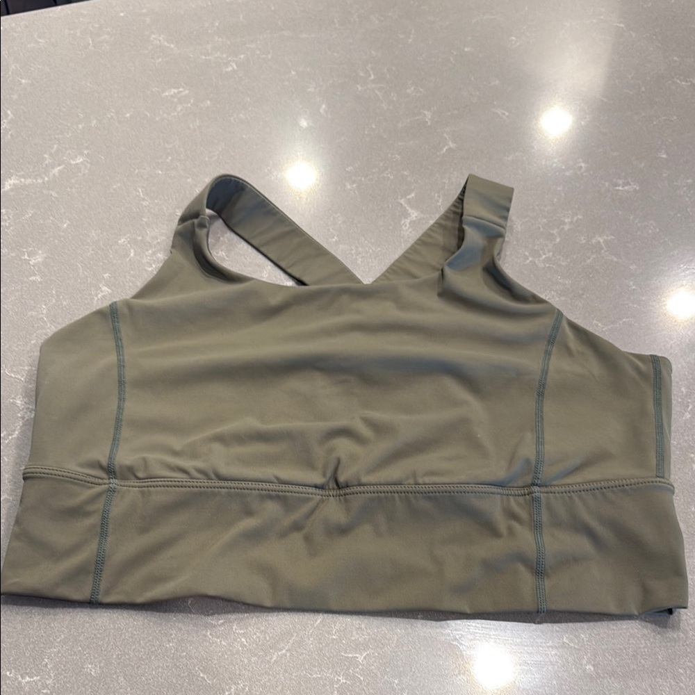 Glyder Green Sports Bra for Intense Workouts